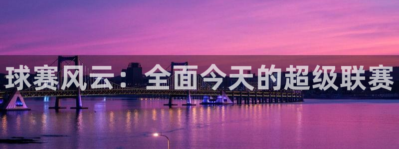  意昂平台登录入口最新版本介绍：球赛风云：全面今天的超级联赛
