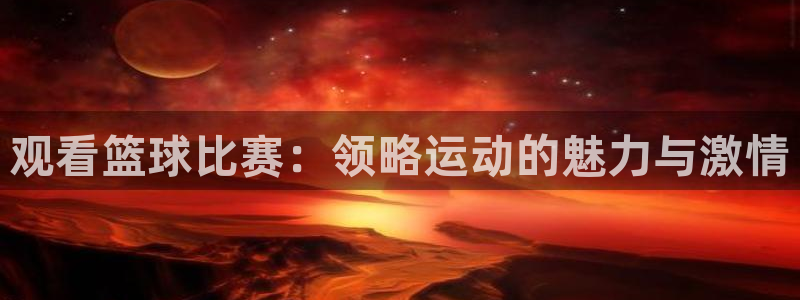 意昂官网入口登录：观看篮球比赛：领略运动的魅力与激情