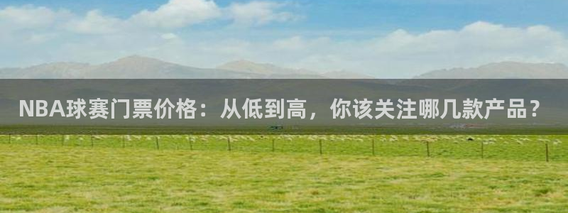 意昂体育官网：NBA球赛门票价格：从低到高，你该关注哪几款产